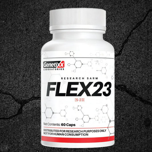 Genetixx laboratories Flex23 tablet bottle