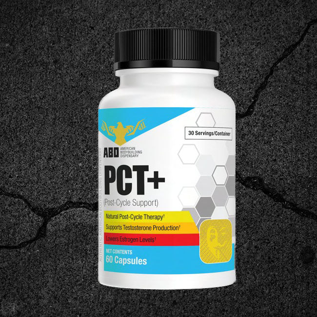 American bodybuilding dispensary PCT+ tablet bottle