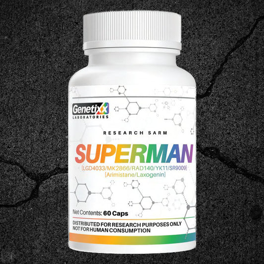 Genetixx laboratories Superman tablet bottle