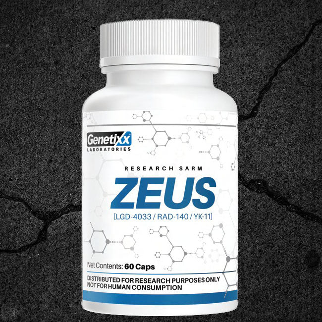 Genetixx laboratories Zeus tablet bottle