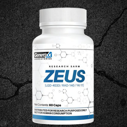 Genetixx laboratories Zeus tablet bottle