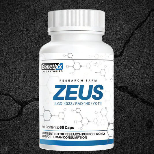 Genetixx laboratories Zeus tablet bottle