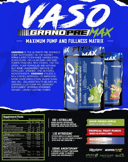VasoMax Grand Pre | Performax Labs